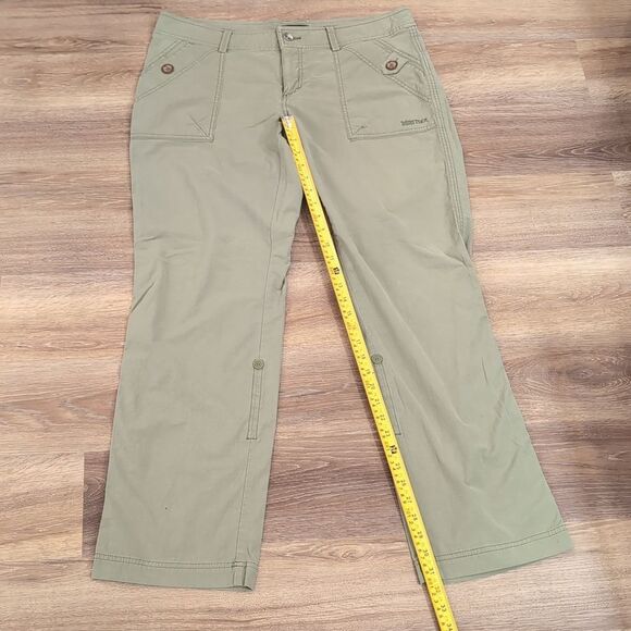 Marmot Green Hiking Pants Size:14 - Picture 7 of 8